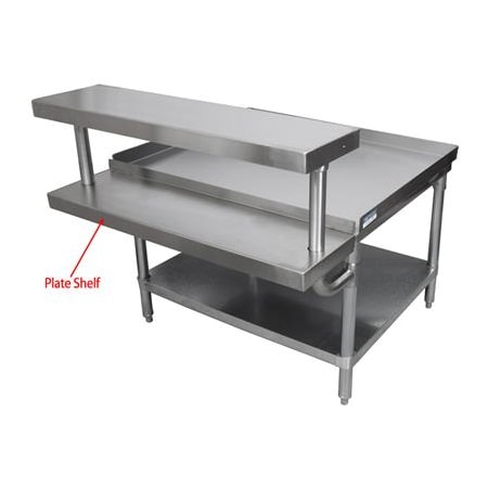 Bk Resources 48" Adjustable Plate Shelf For Equipment Stand EQ-PS48